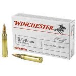 Winchester 5.56NATO 55gr FMJ - 20 Round Box - Frontier Justice