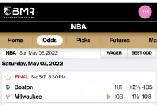 May 07th 2022 BMR ODDS prove to tard cheats.jpg